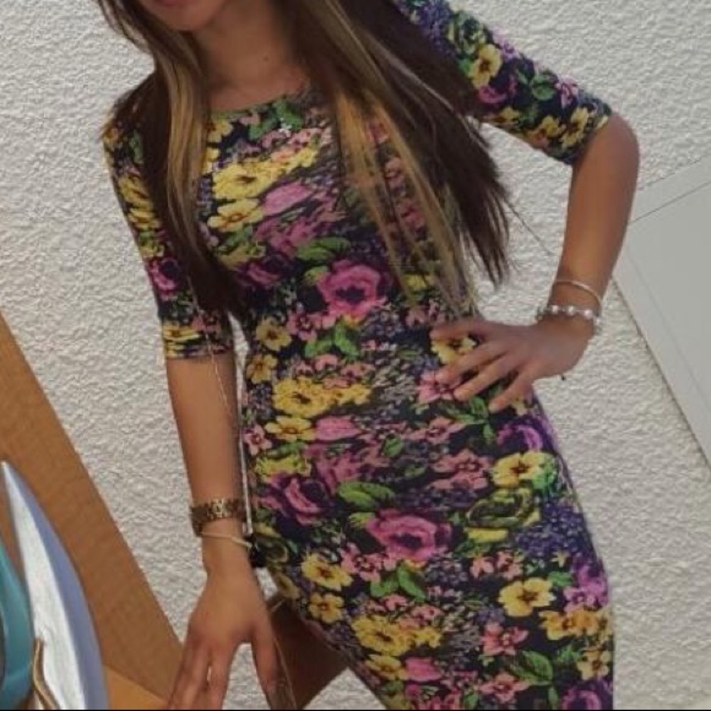 Floral modi dress